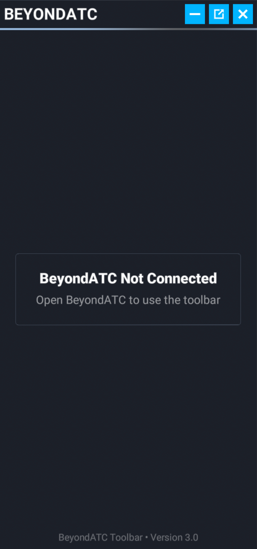 The Not Connected card